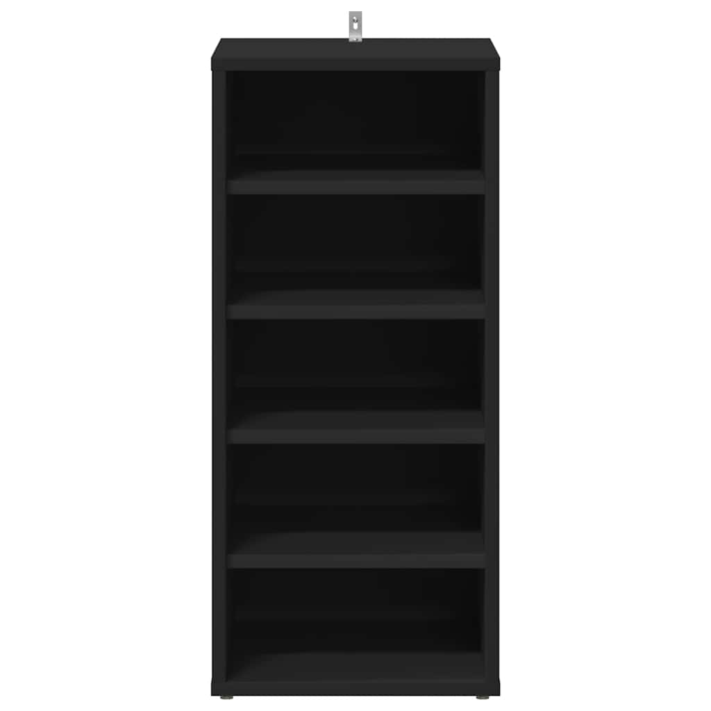 Schuhschrank Schwarz 31,5x35x70 cm Holzwerkstoff